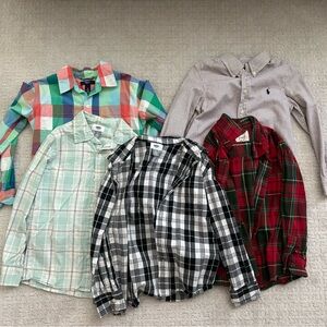 Kids Plaid Button-Down Shirt Collection